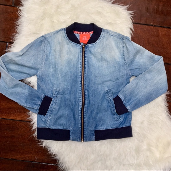 Chelsea and Violet Bomber Jean Jacket - Picture 3 of 8